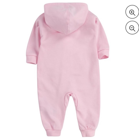 Levi's Baby Girls' Long Sleeve Hooded Coverall - Picture 2 of 7